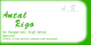 antal rigo business card